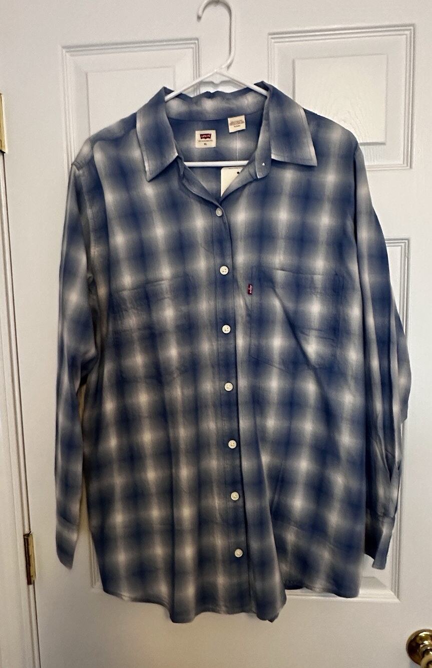 NWT Levi’s Women’s Hasina Classic Tunic Long Sleeve Shirt - Size XL